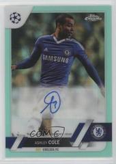 Ashley Cole [Aqua] Soccer Cards 2022 Topps Chrome UEFA Club Competitions Autographs Prices
