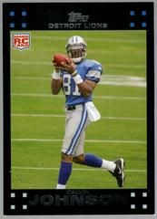 Calvin Johnson [First Edition] #320 Football Cards 2007 Topps Prices