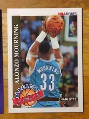 Alonzo Mourning #2 Basketball Cards 1992 Hoops Magic's All-Rookie Prices