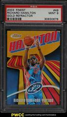 Richard Hamilton Gold Refractor Basketball Cards 2003 Finest Prices