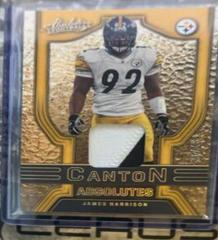 James Harrison [Gold] #CA-5 Football Cards 2022 Panini Absolute Canton Prices