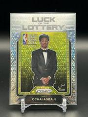 Ochai Agbaji [Fast Break] #3 Basketball Cards 2022 Panini Prizm Luck of the Lottery Prices