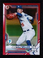 Bobby Miller [Red Foil] #BFE-75 Baseball Cards 2021 Bowman 1st Edition Prices