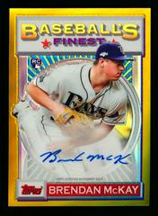 Brendan McKay [Gold Refractor] Baseball Cards 2020 Topps Finest Flashbacks Autographs Prices