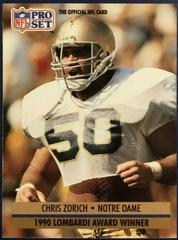 Chris Zorich Football Cards 1991 Pro Set Prices