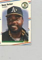 Dave Parker #47 Baseball Cards 1988 Fleer Mini Prices