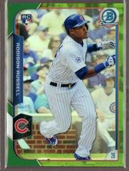 Addison Russell [Green Refractor] #161 Baseball Cards 2015 Bowman Chrome Prices