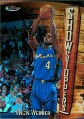 Chris Webber [Refractor] Basketball Cards 1997 Finest Prices