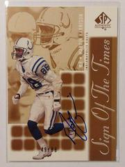 Marvin Harrison [Gold] #MH Football Cards 2000 SP Authentic Sign of the Times Prices