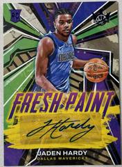 Jaden Hardy [Sapphire] #FP-JHD Basketball Cards 2022 Panini Court Kings Fresh Paint Autographs Prices