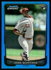 Jose Quintana [Blue Refractor] Baseball Cards 2012 Bowman Chrome Draft Picks & Prospects Prices