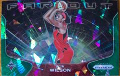 A'ja Wilson [Green Ice] Basketball Cards 2021 Panini Prizm WNBA Far Out Prices