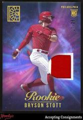 Bryson Stott [Gold] Baseball Cards 2022 Panini Capstone Rookie Materials Prices