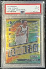 Luka Doncic [Gold] #13 Basketball Cards 2022 Panini Prizm Fearless Prices