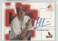 Chad Hutchinson #CHu Baseball Cards 1999 SP Signature Autographs Prices