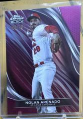 Nolan Arenado [Magenta Refractor] #31 Baseball Cards 2024 Topps Chrome Black Prices