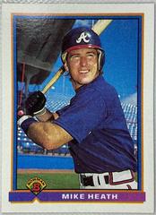 Mike Heath #589 Baseball Cards 1991 Bowman Prices