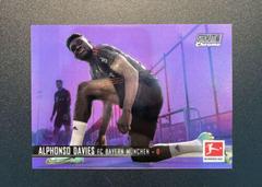 Alphonso Davies [Purple Refractor] #84 Soccer Cards 2021 Stadium Club Chrome Bundesliga Prices