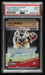 Fred Warner [Red Zone] Football Cards 2018 Panini Playoff Prices