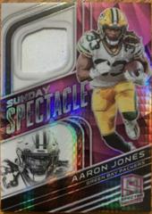 Aaron Jones [Neon Pink] #SS-AJO Football Cards 2022 Panini Spectra Sunday Spectacle Prices