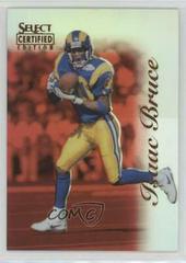 Isaac Bruce [Mirror Red] #1 Football Cards 1996 Select Certified Prices