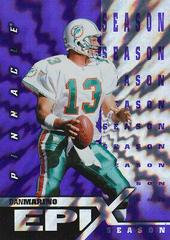 Dan Marino [Season Purple] #E17 Football Cards 1997 Pinnacle Epix Prices