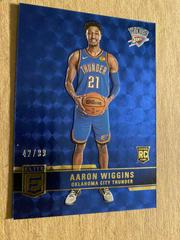 Aaron Wiggins [Blue] #206 Basketball Cards 2021 Panini Donruss Elite Prices