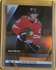 Lukas Reichel [Gold] #RJ-9 Hockey Cards 2022 Upper Deck Synergy Rookie Journey Away Prices