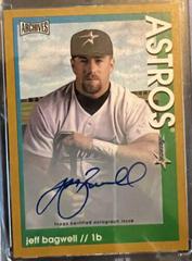 Jeff Bagwell [Gold] Baseball Cards 2022 Topps Archives Snapshots Autographs Prices