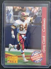 Gary Clark Football Cards 1993 Pro Line Live Autographs Prices