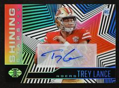 Trey Lance [Signature Black] #SS-13 Football Cards 2021 Panini Illusions Shining Stars Prices