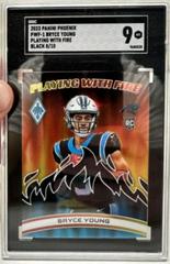 Bryce Young [Black] #PWF-1 Football Cards 2023 Panini Phoenix Playing with Fire Prices