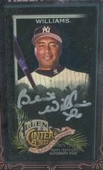 Bernie Williams [Black Frame] Baseball Cards 2022 Topps Allen & Ginter Mini Autographs Prices