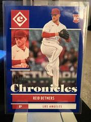 Reid Detmers [Blue] #8 Baseball Cards 2022 Panini Chronicles Prices