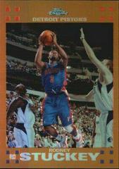 Rodney Stuckey [Orange Refractor] #114 Basketball Cards 2007 Topps Chrome Prices