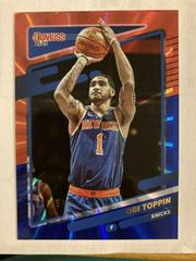 Obi Toppin [Red and Blue Laser] Basketball Cards 2021 Panini Donruss Prices