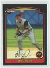 Adam Dunn #34 Baseball Cards 2003 Bowman Chrome Prices