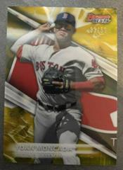 Yoan Moncada [Gold Refractor] #TP-1 Baseball Cards 2016 Bowman's Best Top Prospects Prices