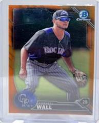 Forrest Wall [Orange Refractor] Baseball Cards 2016 Bowman Chrome Prospect Prices