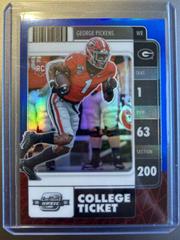 George Pickens [Blue] Football Cards 2022 Panini Chronicles Draft Picks Contenders Optic Prices