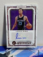 Louis King [Red] #APR-LKI Basketball Cards 2020 Panini Chronicles Apprentice Signatures Prices