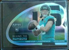 Trevor Lawrence [Die Cut] #BTN-TLR Football Cards 2021 Panini Playoff Behind the Numbers Prices