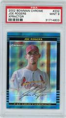 Joe Rogers [Xfractor] #232 Baseball Cards 2002 Bowman Chrome Prices