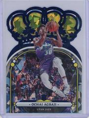 Ochai Agbaji [Crystal Blue] #28 Basketball Cards 2022 Panini Crown Royale Prices
