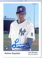 Luis Severino [Autograph] #AS-LS Baseball Cards 2016 Topps Archives Snapshots Prices