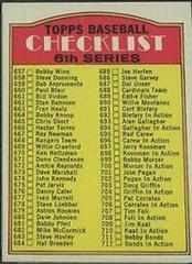 Checklist 657-787 [Copyright on Left] #604 Baseball Cards 1972 Topps Prices