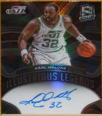 Karl Malone [Marble] Basketball Cards 2021 Panini Spectra Illustrious Legends Signatures Prices