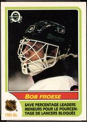 Bob Froese [Save Percentage Leaders] #264 Hockey Cards 1986 O-Pee-Chee Prices