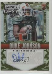 Duke Johnson [Autograph Camo Prizm] #118 Football Cards 2015 Panini Prizm Collegiate Draft Picks Prices