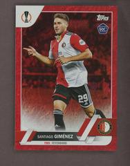 Santiago Gimenez [Jade Edition Red] #153 Soccer Cards 2022 Topps UEFA Club Competitions Prices